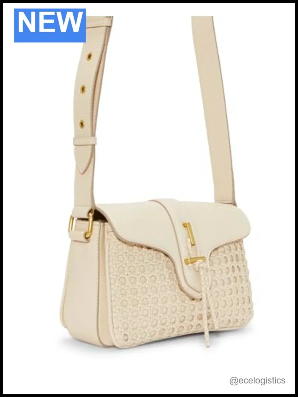 Vince Camuto Women's Leather Crossbody Bag Satchel Magnetic Closure